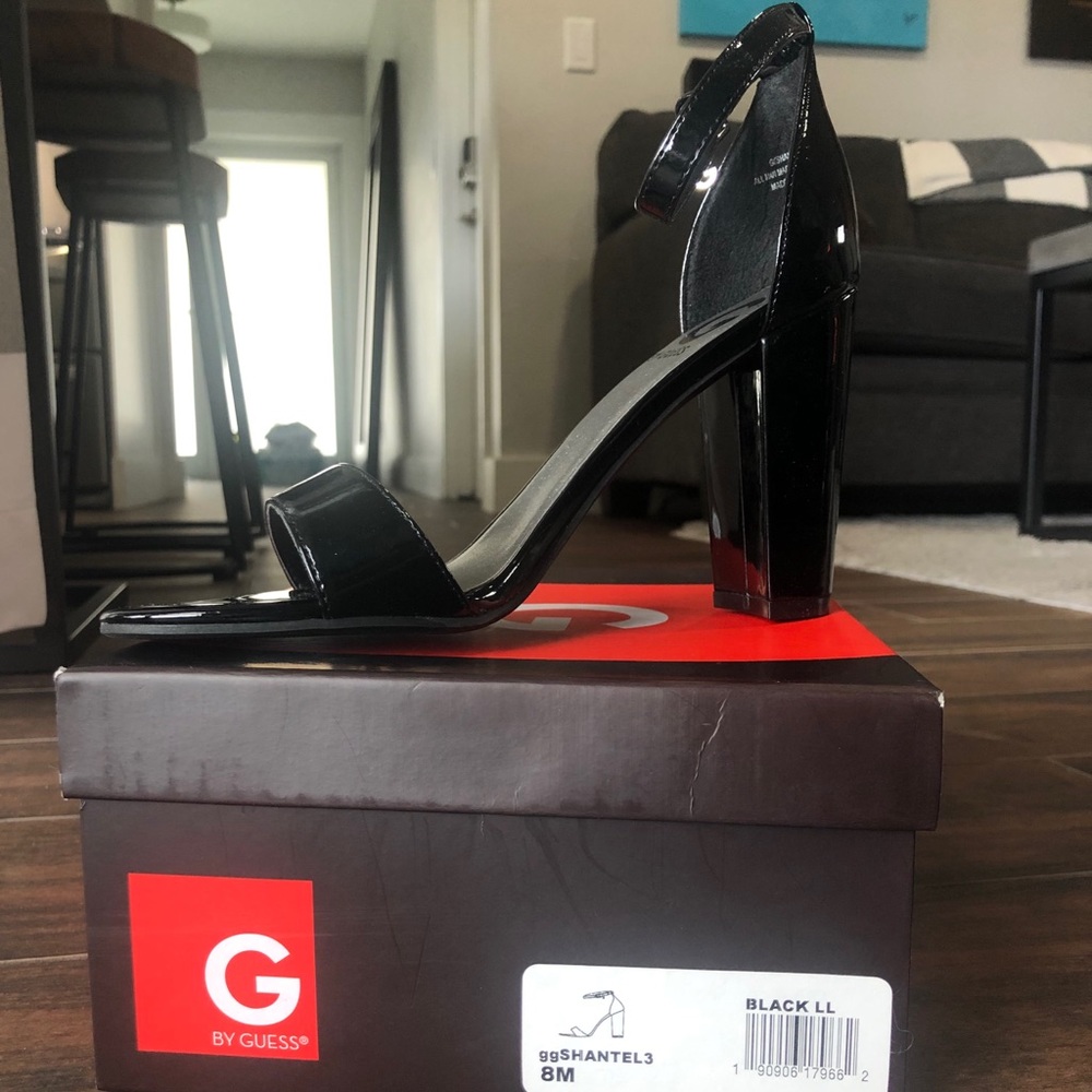 NWT G By Guess Women’s Size 8 Heels Black - Picture 3 of 4